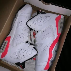 Jordan 6 Retro Infrared White